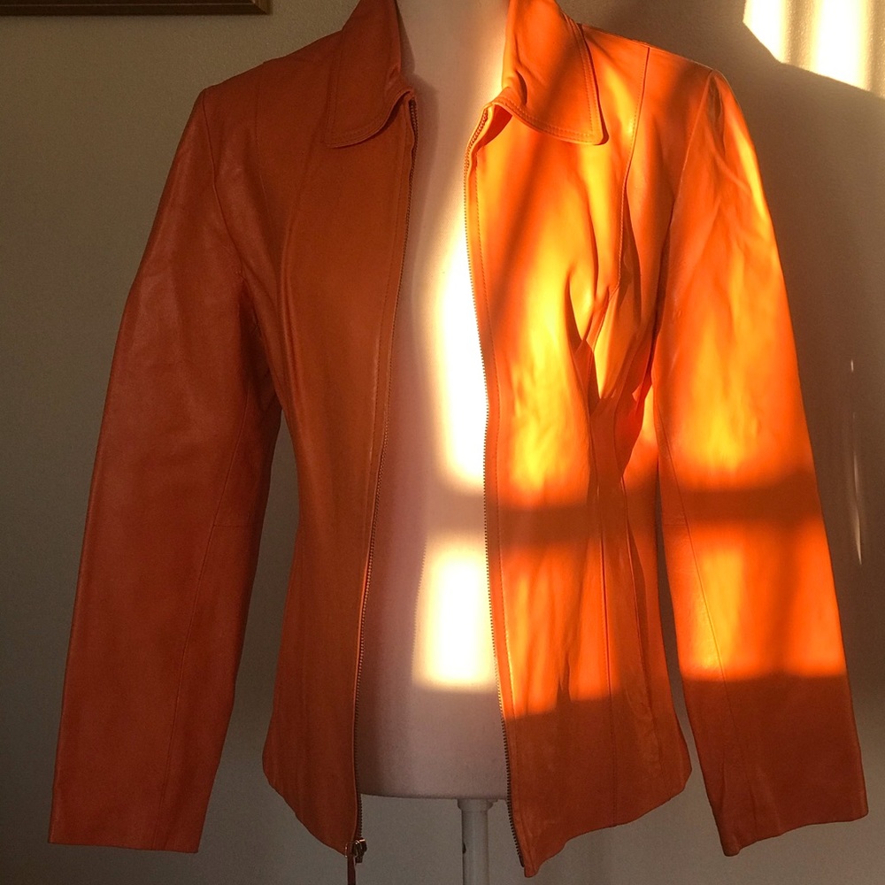 Orange jacket